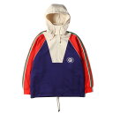 GUCCI グッチ ジャケット サイズ:XS 22AW 取り外し可能フード付き ワンポイント GG ロゴ ハーフジップジャケット Logo Half Zip J...