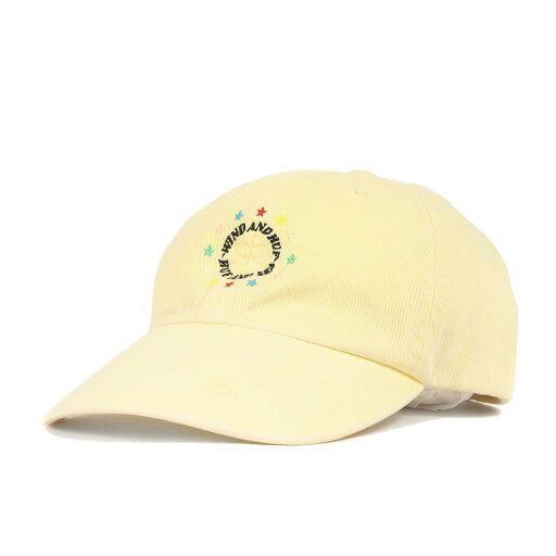 WIND AND SEA ウィンダンシー キャップ サイズ:FREE 21AW HUF サークルロゴ 6パネルキャップ イエロー コラボ 帽子 WIND AND SEA ウィンダンシー キャップ サイズ:FREE 21AW HUF サークルロゴ 6パネルキャップ イエロー コラボ 帽子
