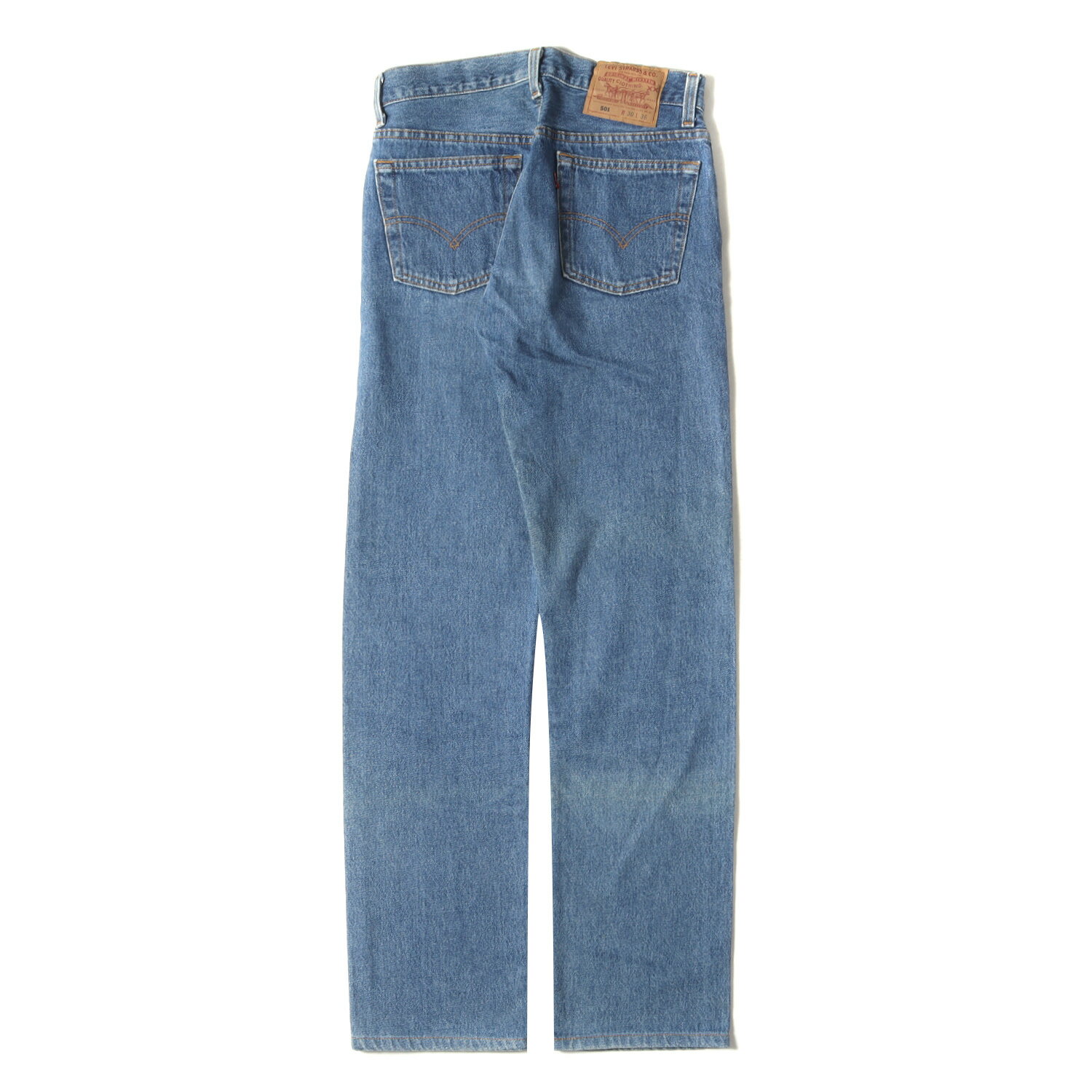 Levis リーバイス デニムパンツ サイズ:30×36 90s 501 デニム パンツ USA製 501-0000 インディゴ 45% 90年代 vintage ヴィンテージ 古着 ボトムス ジーンズ ジーパン【メンズ】【中古】【K4269】