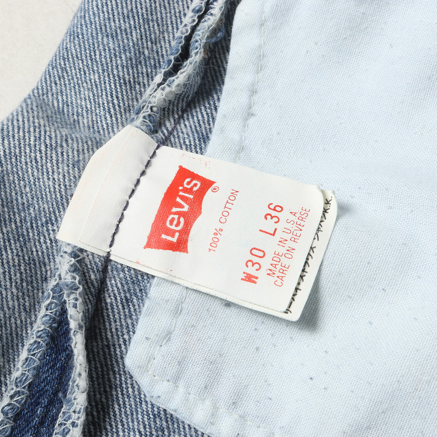 Levis リーバイス デニムパンツ サイズ:30×36 90s 501 デニム パンツ USA製 501-0000 インディゴ 45% 90年代 vintage ヴィンテージ 古着 ボトムス ジーンズ ジーパン【メンズ】【中古】【K4269】