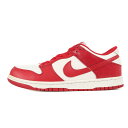 NIKE ナイキ サイズ:27.0cm DUNK LOW (318019-103) ダンク ロー バーシティレッド ホワイト 赤白 US9 ローカット すにーかー シューズ 靴【メンズ】【中古】【K4477】