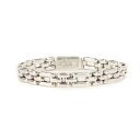 INTERIM インテリム 3連 オリジナル チェーン ブレスレット シルバー Ag925 アクセサリー ジュエリー ブランド【メンズ】【中古】【K4431】