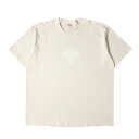Supreme シュプリーム Tシャツ サイズ:XL 20AW クロスボックスロゴ クルーネック Tシャツ Cross Box Logo Tee ナチュラル トップス カットソー 半袖【メンズ】【中古】【新品同様】【K4502】