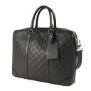 LOUIS VUITTON ルイヴィトン ダミエ アンフィニ LV シリウス (N45288) ブリーフケース ビジネスバッグ ハンドバッグ 書類 カバン ショ...