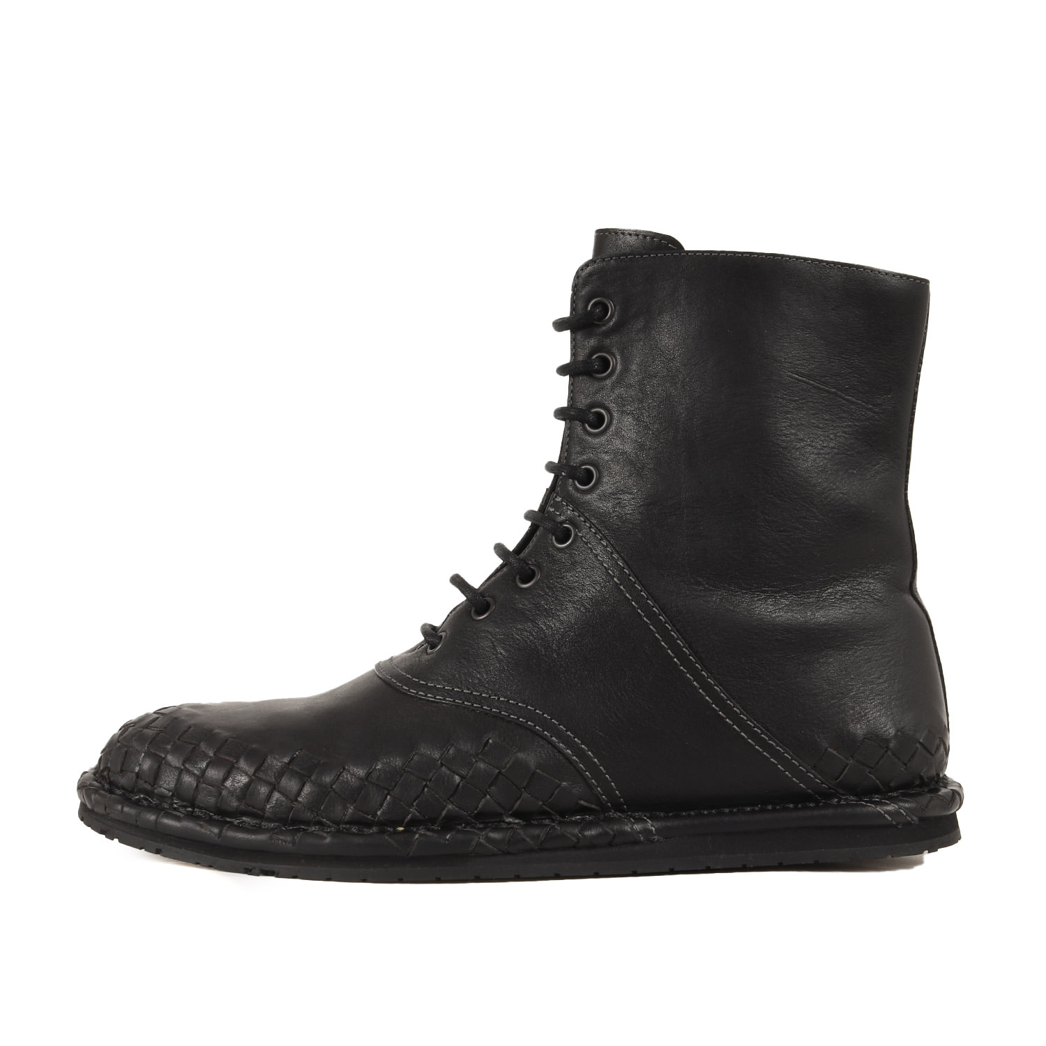 BOTTEGA VENETA メッシュレザーデザインレザーシューズ