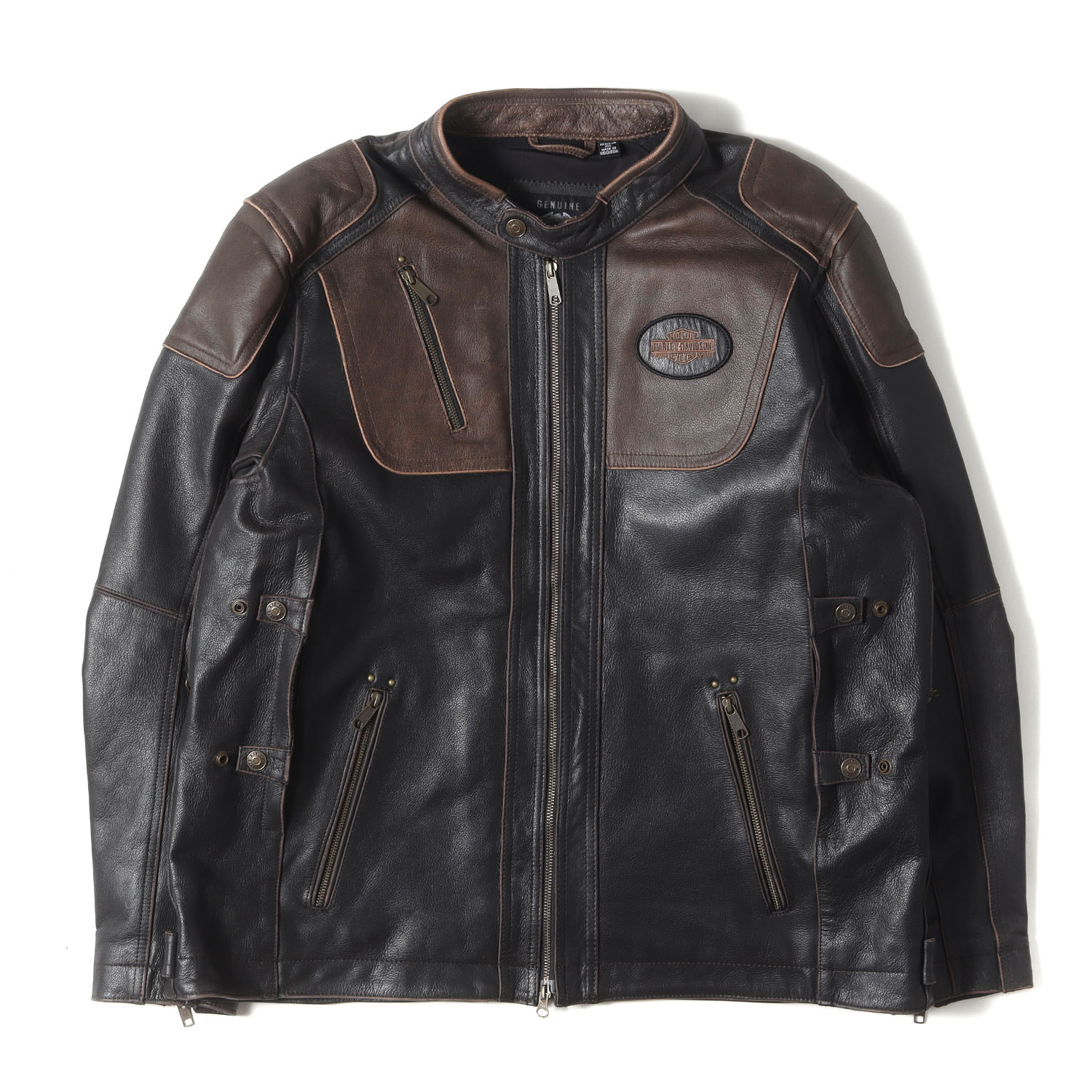 楽天市場】harley davidson レザージャケット(カラーブラウン 楽天市場】harley davidson レザージャケット(カラーブラウン