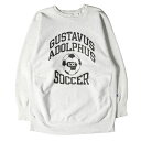 Champion チャンピオン スウェット 90s 刺繍タグ リバースウィーブ カレッジ スウェットシャツ USA製 4段プリント グスタフ アドルフス大学モデ...