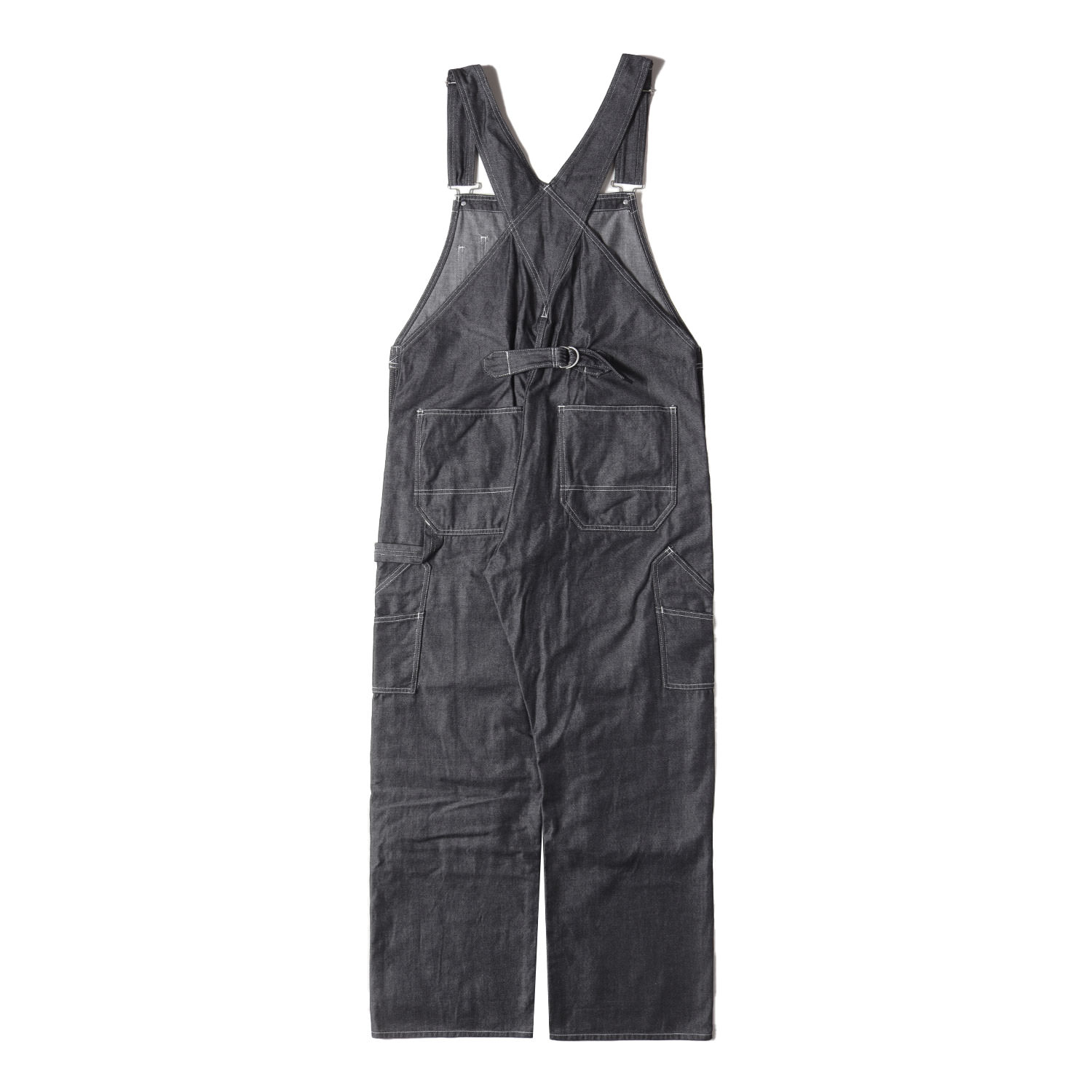 JUNYA WATANABE MAN COMME des GARCONS ジュンヤワタナベ マン コムデギャルソン サイズ:M 24SS ナイロン綿ツイル ダブルニー オーバーオール インディゴ 日本製 ボトムス ズボン 【メンズ】【K4397】
