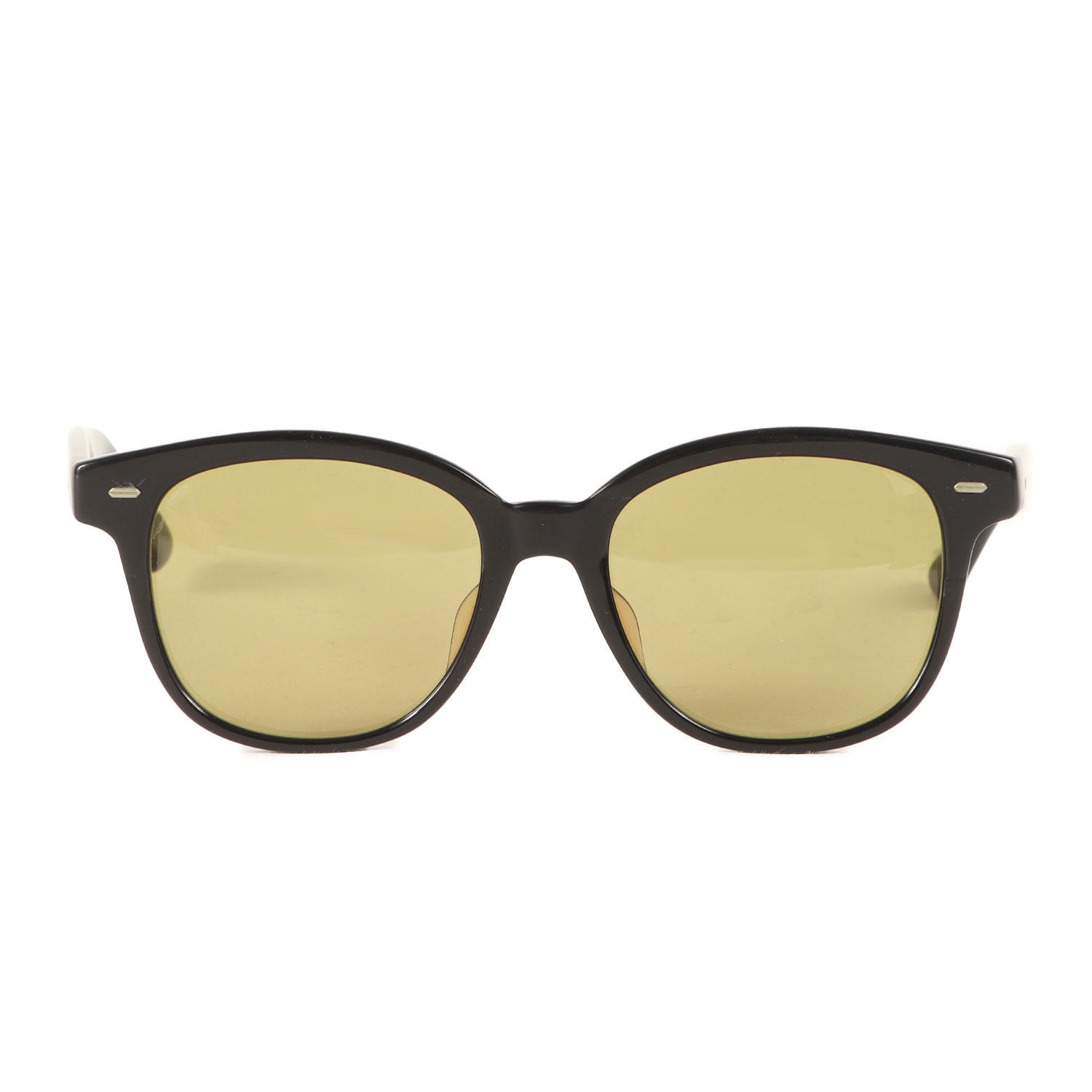 STUSSY eyegear「LUIGI」サングラス クリアブラック/ミラー｜ファッション
