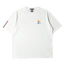 LOUIS VUITTON ルイヴィトン Tシャツ サイズ:5L 24AW LV カップ 刺繍 シグネチャー カラフル エンボス グラフィック Tシャツ (1A...