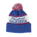 STANDARD CALIFORNIA スタンダードカリフォルニア キャップ 23AW ロゴ ジャガード アクリルウール ニット ワッチ キャップ (SD Lo...
