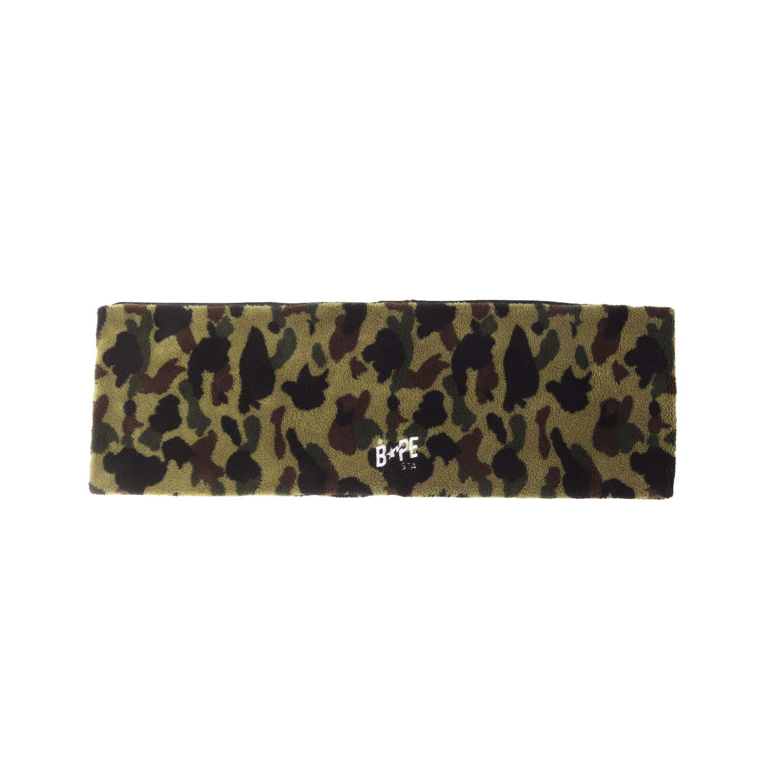 A BATHING APE ア ベイシング エイプ 1stカモ 猿迷彩 フリース スヌード グリーンカモ ファッション アイテム 小物