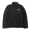 THE NORTH FACE ノースフェイス ジャケット サイズ:S US企画 ハーフジップ プルオーバー フリース ブラック 黒 アウター ブルゾン 上着【メ...