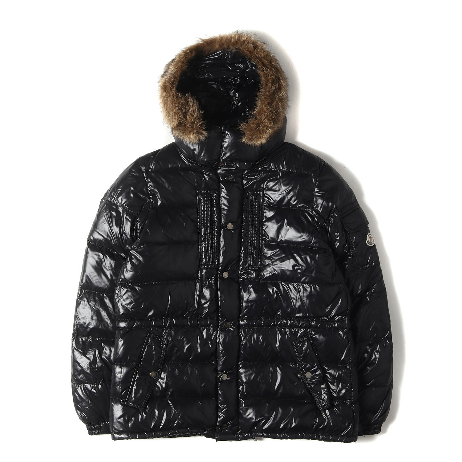 MONCLER モンクレール ジャケット サイズ:5 3WAY ファー フード シャイニーナイロン  ...