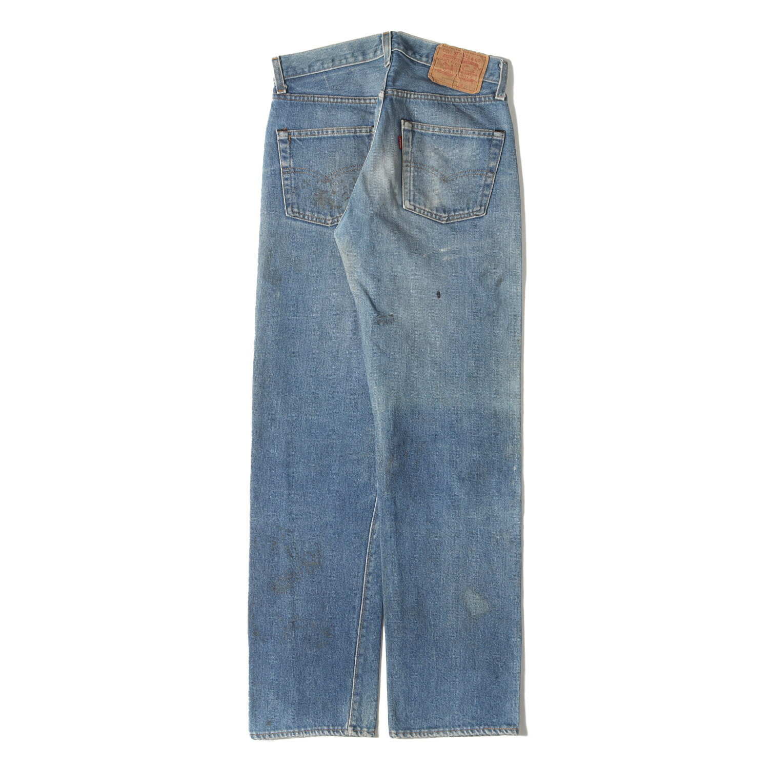 Levis / vintage ヴィンテージ リーバイス パンツ サイズ:29×33 80s 501 赤耳 デニムパンツ インディゴ ブルー 40% USA製 ボトムス ズボン ジーンズ ジーパン【メンズ】【中古】【K4544】