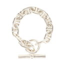 HERMES エルメス シェーヌダンクル ブレスレット TGM (Chaine dancre Bracelet TGM 12Link) / Ag925 12コマ リンク ジュエリー アクセサリー フランス製【メンズ】【中古】【美品】【K4244】(4)