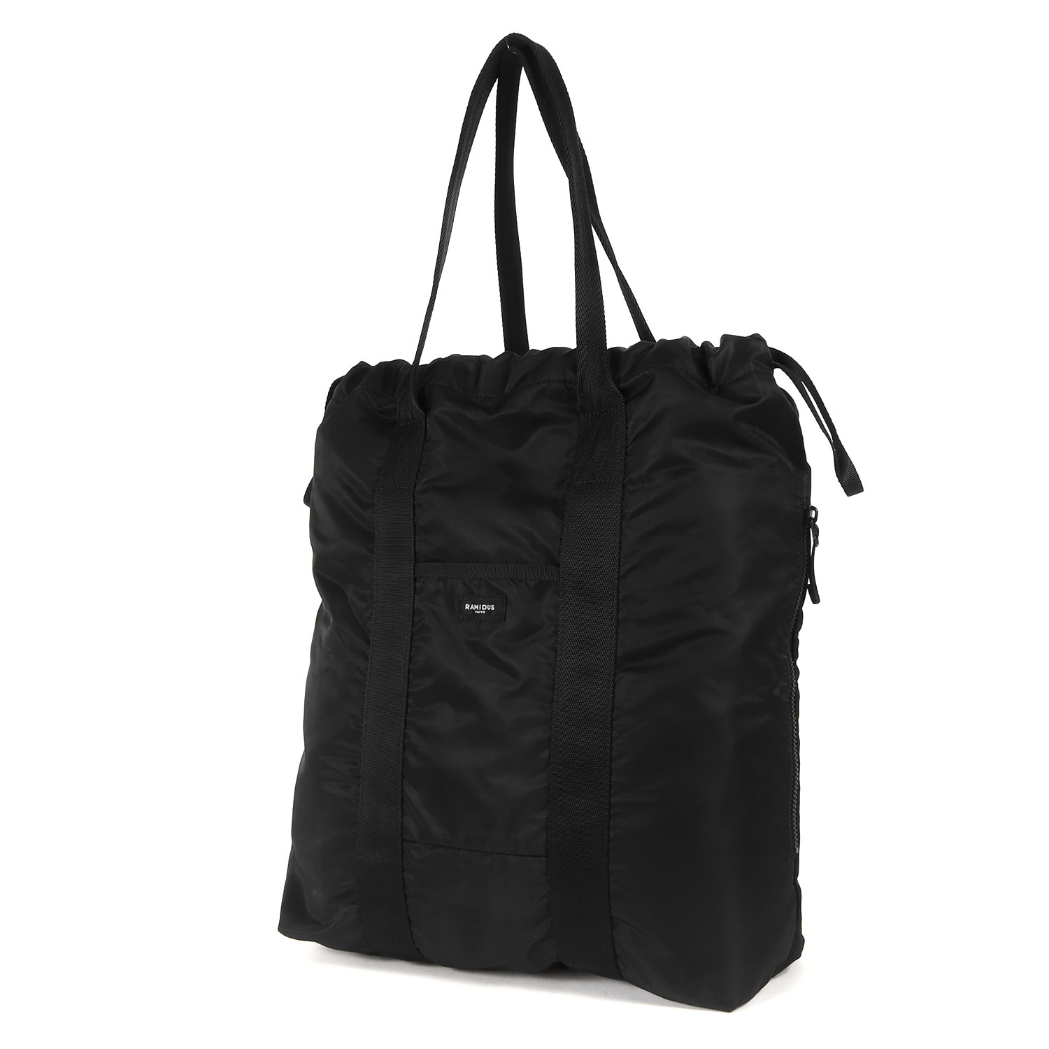RAMIDUS ラミダス ドローストリング ナイロン トートバッグ ブラック 黒 ブランド カバン【メンズ】【中古】【K4714】