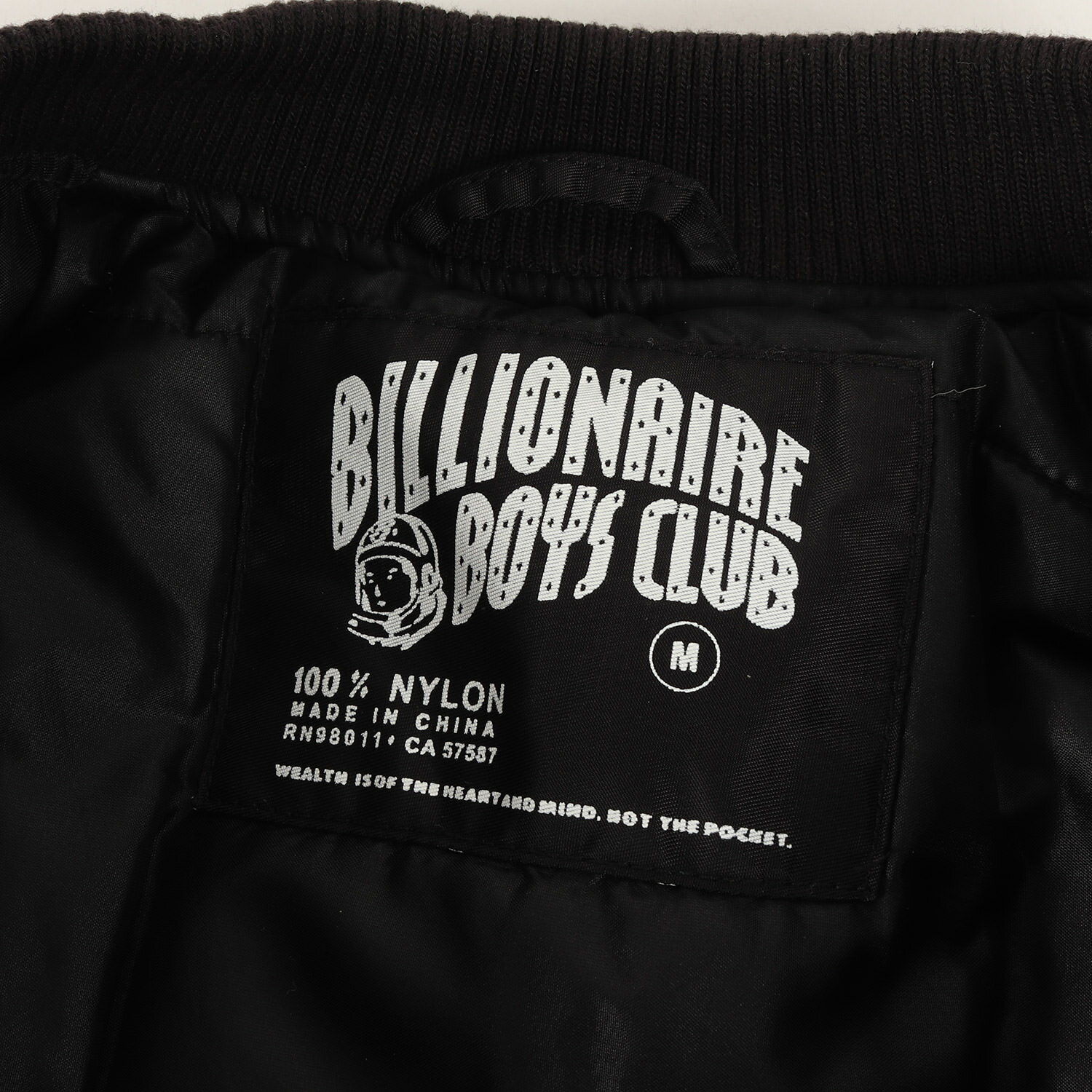 BBC/ICE CREAM ビービーシー ジャケット サイズ:M / ワッペン デザイン ナイロン スタジャン / ブラック 黒 / アウター ブルゾン 上着 ジャンパー【メンズ】【中古】【K4519】