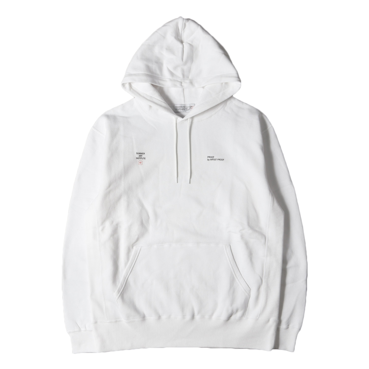 ARTIST PROOF アーティストプルーフ パーカー サイズ:L / 2022年モデル ロゴプリント スウェット パーカー (SUMMER ART INSTITUTE HOODIE) / ホワイト 白 / トップス フーディー プルオーバー【メンズ】【中古】【K4375】のサムネイル