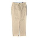 POLO Ralph Lauren ポロ ラルフローレン パンツ サイズ:32×32 / 20AW ダメージリペア加工 ストレッチ チノパンツ (STRETCH STRAIGHT FIT) / ベージュ / ボトムス ズボン【メンズ】【中古】【美品】【K4516】
