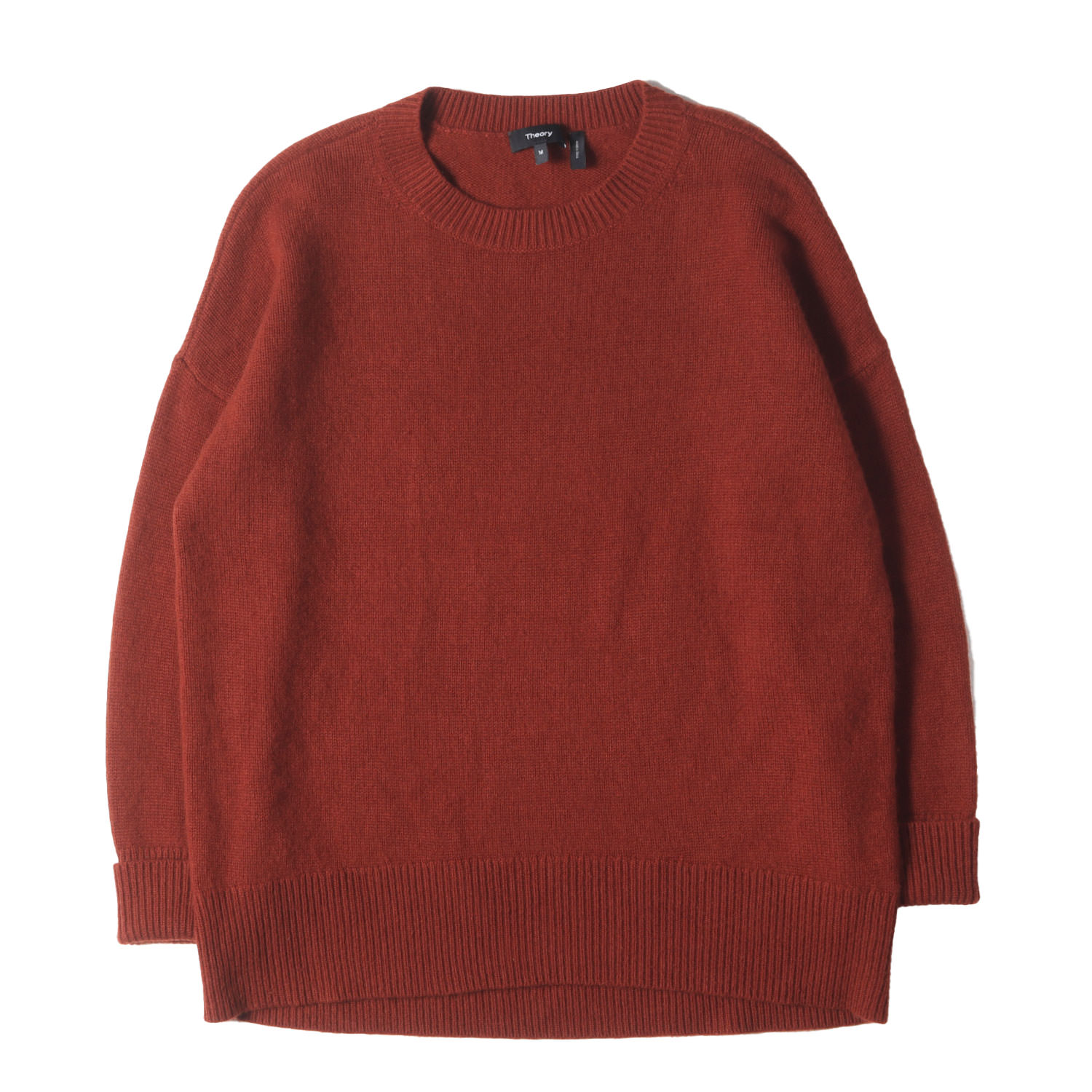 Theory セオリー ニット サイズ:M / カシミヤ ニット (Cashmere Slouchy Pullover) / レンガ / トップス セーター プルオーバー