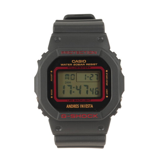 G-SHOCK ジーショック アンドレス・イニエスタ DW-5600AI-1JR 腕時計 / ウォッチ ブラック / CASIO カシオ / コラボモデル【メンズ】【K4608】 G-SHOCK ジーショック アンドレス・イニエスタ DW-5600AI-1JR 腕時計 / ウォッチ ブラック / CASIO カシオ / コラボモデル【メンズ】【K4608】