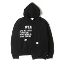 WTAPS ダブルタップス パーカー サイズ:L / 21SS アシンメトリー レイヤード スウェット パーカー (RAGS / HOODED) / ブラック ...