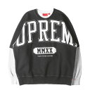 Supreme シュプリーム スウェット サイズ:L / 20AW カレッジロゴ オーバープリント スウェットシャツ (Overprint Crewneck) ...