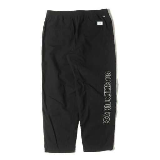 GOD SELECTION XXX ゴッド・セレクション・トリプルエックス パンツ サイズ:XL / 24SS ブランドロゴ ナイロン トラックパンツ (TRACK PANTS) / ブラック 黒 / ボトムス ズボン【メンズ】【中古】【K4585】 GOD SELECTION XXX ゴッド・セレクション・トリプルエックス パンツ サイズ:XL / 24SS ブランドロゴ ナイロン トラックパンツ (TRACK PANTS) / ブラック 黒 / ボトムス ズボン【メンズ】【中古】【K4585】