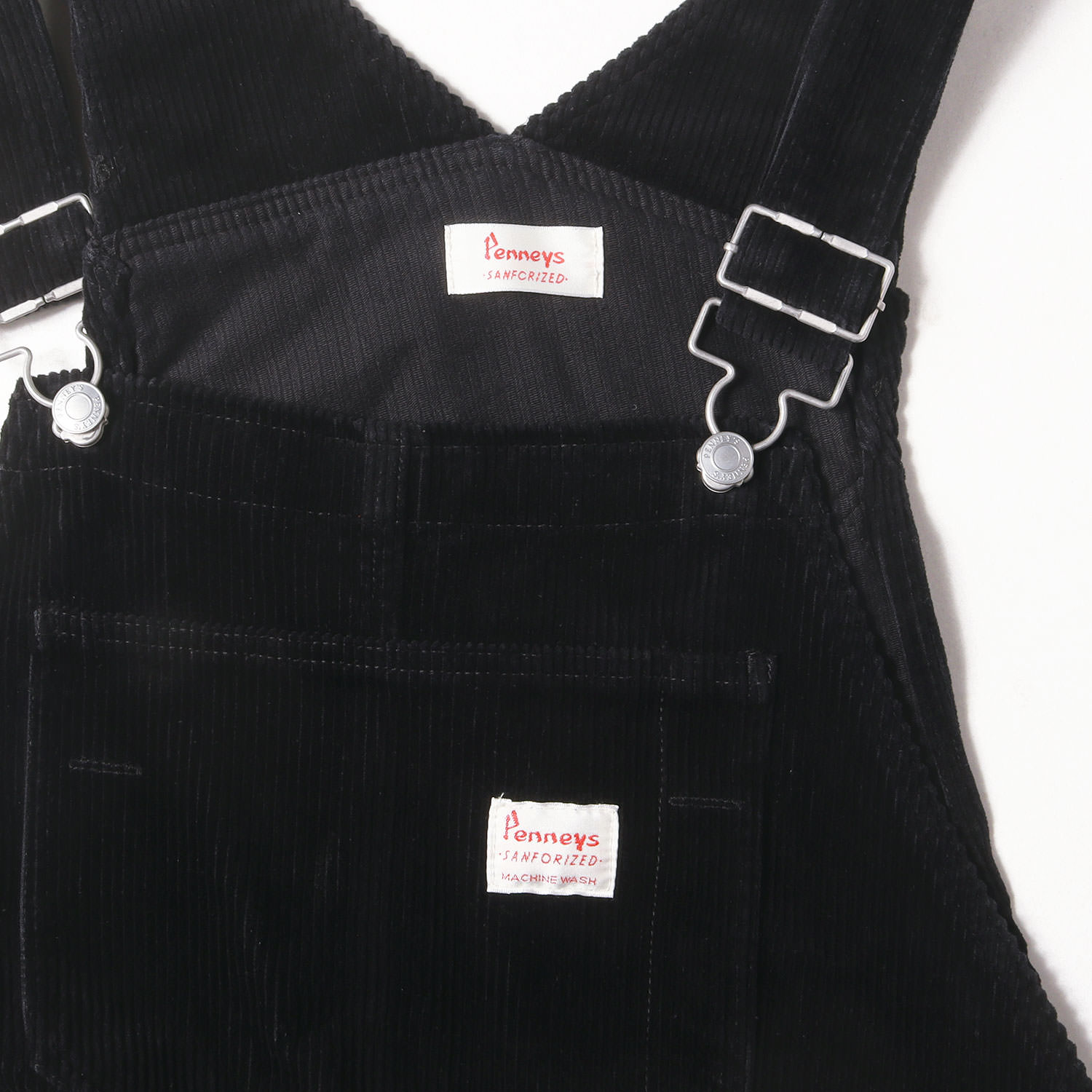 PENNYS ペニーズ サイズ:L / 20AW FREAKS STORE別注 太畝コーデュロイ ペインター オーバーオール / ブラック 黒 / ボトムス ズボン コラボ【メンズ】【中古】【K4635】