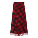 GUCCI グッチ GG ジャガード ブロック チェック ウール ニット マフラー (GG JACQUARD WOOL SCARF 644365 4G718) ...