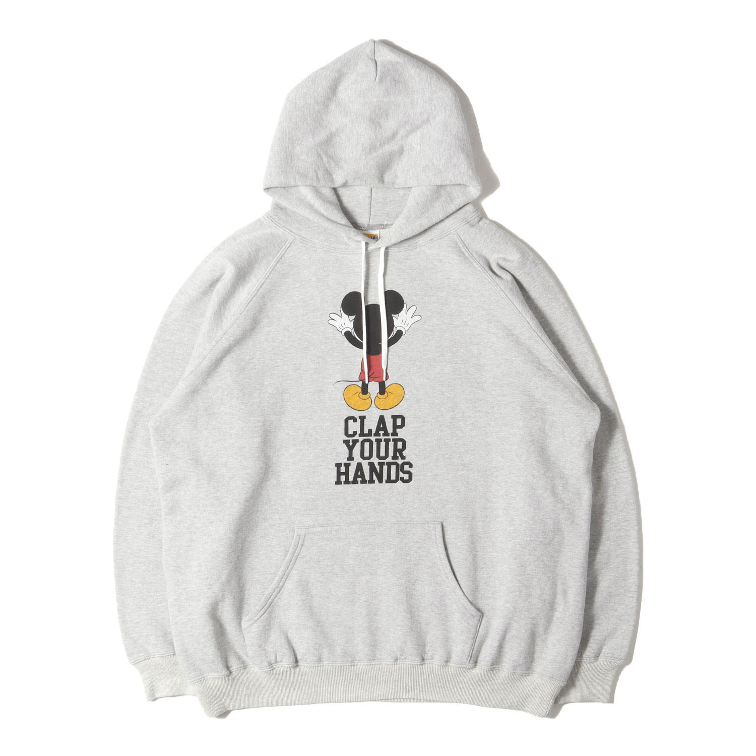 STANDARD CALIFORNIA スタンダードカリフォルニア サイズ:XL / 22AW Disney ミッキー スウェット パーカー (DISNEY × SD CLAP YOUR HANDS HOOD SWEAT ) / ヘザーグレー / トップス フーディー プルオーバー【メンズ】【中古】【美品】【K4605】のサムネイル