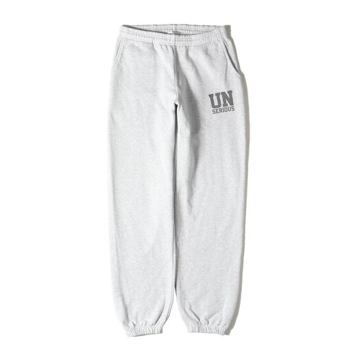 UNSERIOUS アンシリアス パンツ サイズ:S / 染み込みプリント ヘビー スウェットパンツ (ARMY Logo Sweat Pants) / グレー / USA製 / ボトムス ズボン【メンズ】【中古】【美品】【K4525】 UNSERIOUS アンシリアス パンツ サイズ:S / 染み込みプリント ヘビー スウェットパンツ (ARMY Logo Sweat Pants) / グレー / USA製 / ボトムス ズボン【メンズ】【中古】【美品】【K4525】