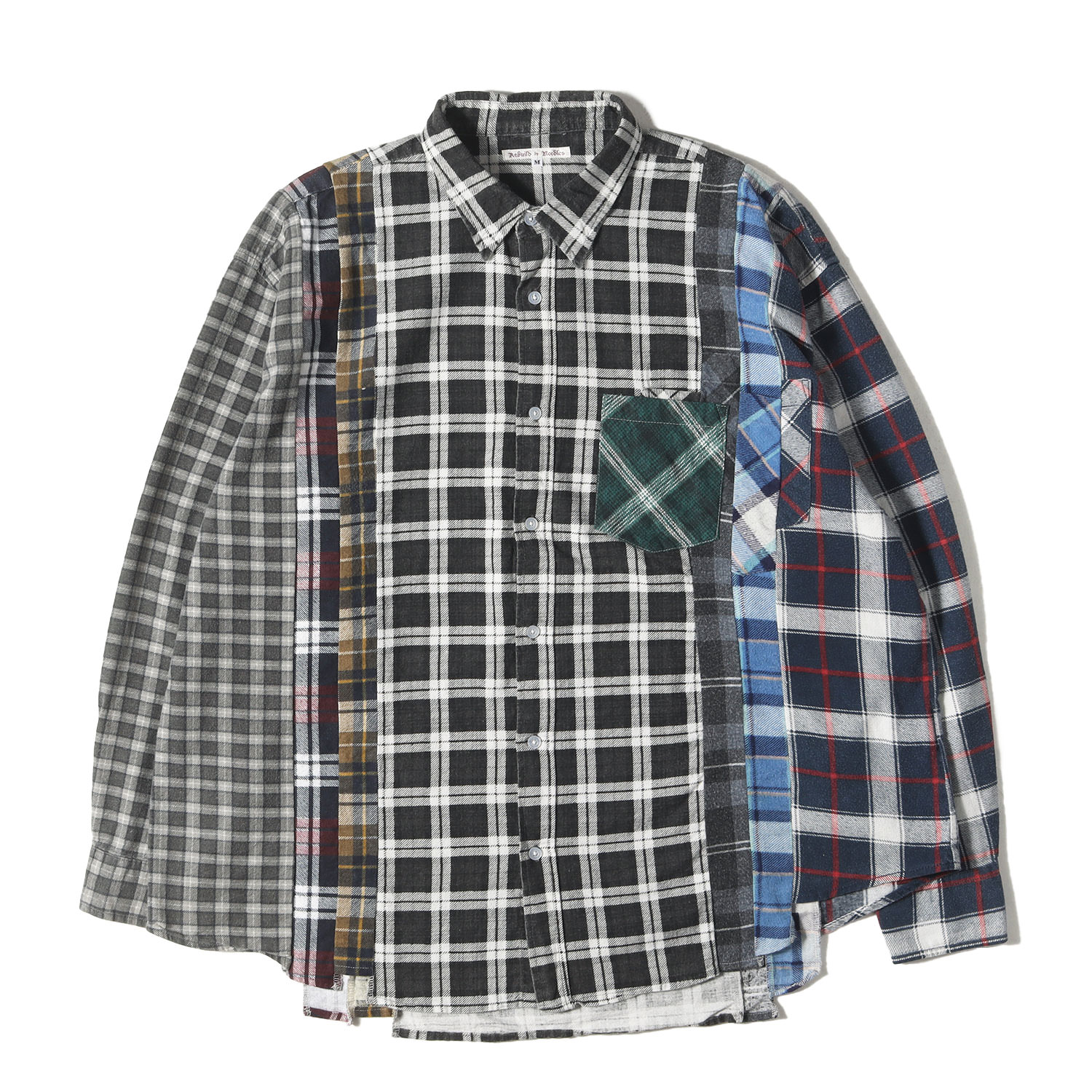 Needles カジュアルシャツ M ベージュ系xグレー系x黒等(総柄 Needles カジュアルシャツ M ベージュ系xグレー系x黒等(総柄