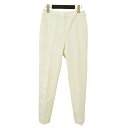 DES PRES デプレ パンツ オフホワイト サイズ:32(5号) / フランネル ウール ストレッチ シガレット パンツ / テーパード スラックス / 日本製 / ボトムス ズボン【レディース】【中古】【美品】【K4510】