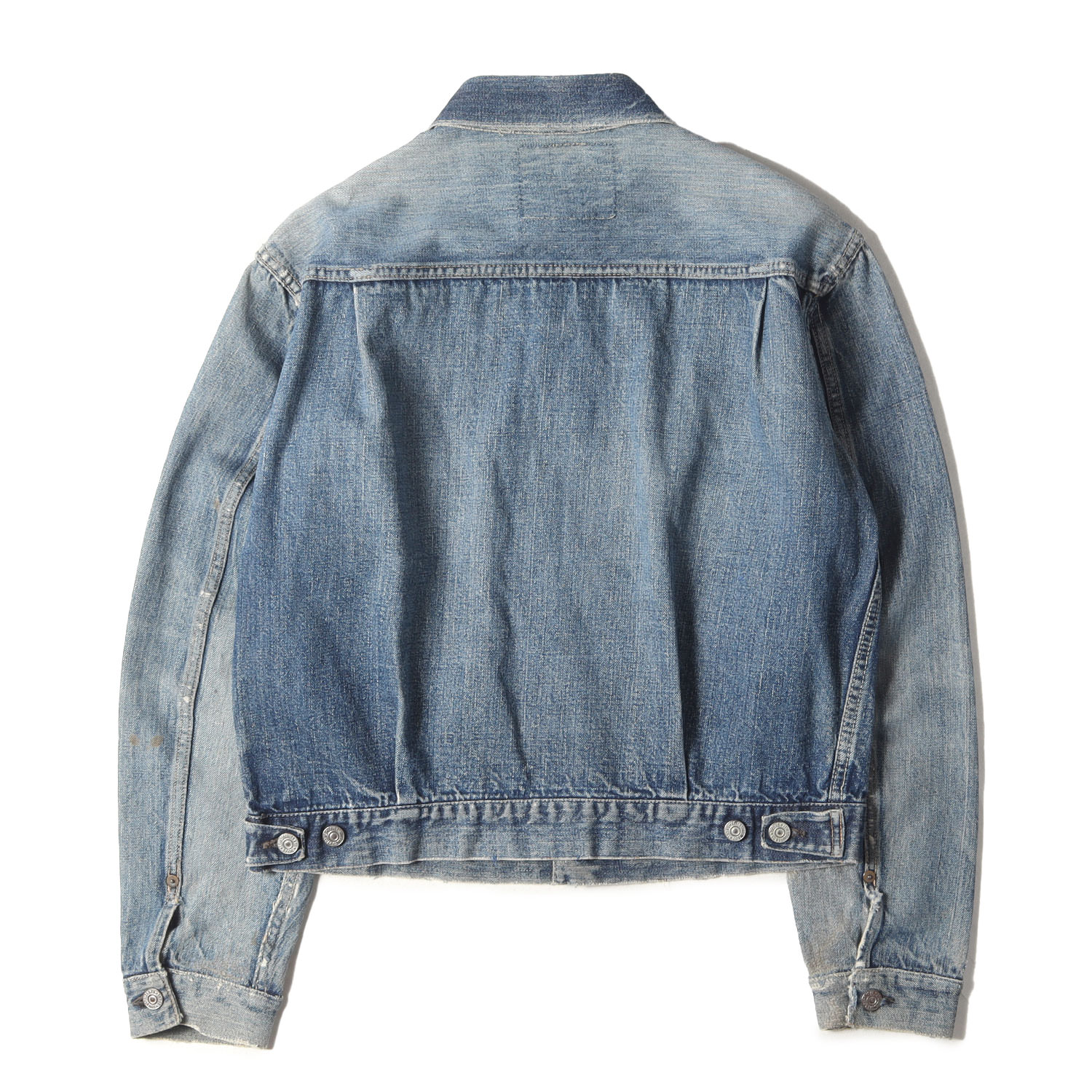 【雰囲気抜群 スペシャル】Levis / vintage ヴィンテージ リーバイス ジャケット サイズ:38-40程度 / 50s 507XX 2nd 初期 片面タブ デニムジャケット / Gジャン / インディゴ 40% / 50年代 古着 / アウター ブルゾン 上着【メンズ】【中古】【K4398】