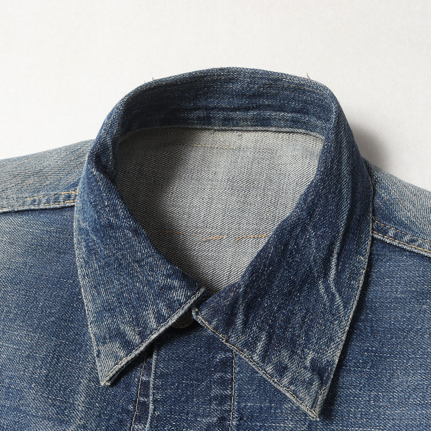 【雰囲気抜群 スペシャル】Levis / vintage ヴィンテージ リーバイス ジャケット サイズ:38-40程度 / 50s 507XX 2nd 初期 片面タブ デニムジャケット / Gジャン / インディゴ 40% / 50年代 古着 / アウター ブルゾン 上着【メンズ】【中古】【K4398】