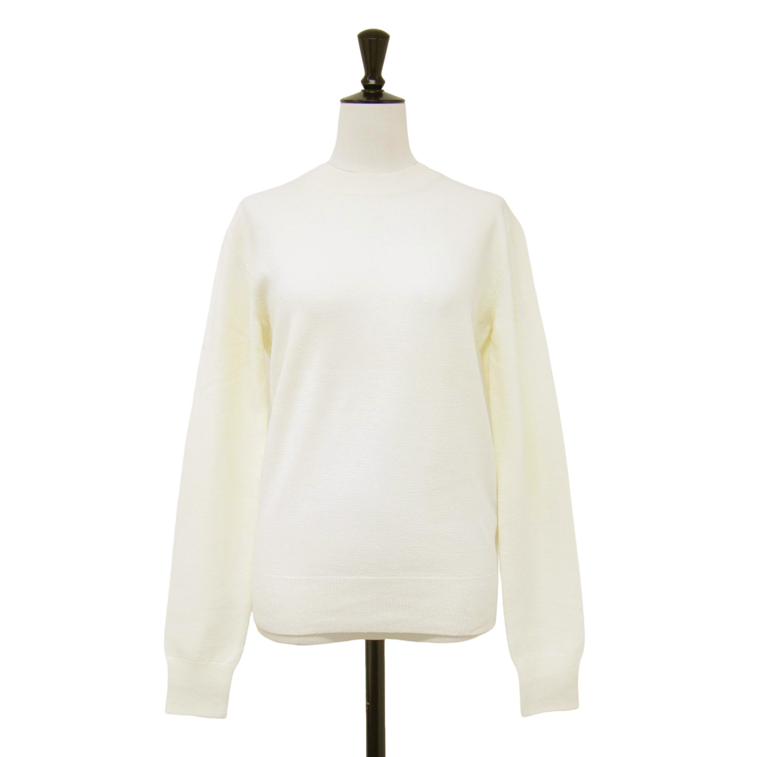 BOTTEGA VENETA ボッテガヴェネタ ニット オフホワイト 白 サイズ:S / ウール クルーネック ニット / ..