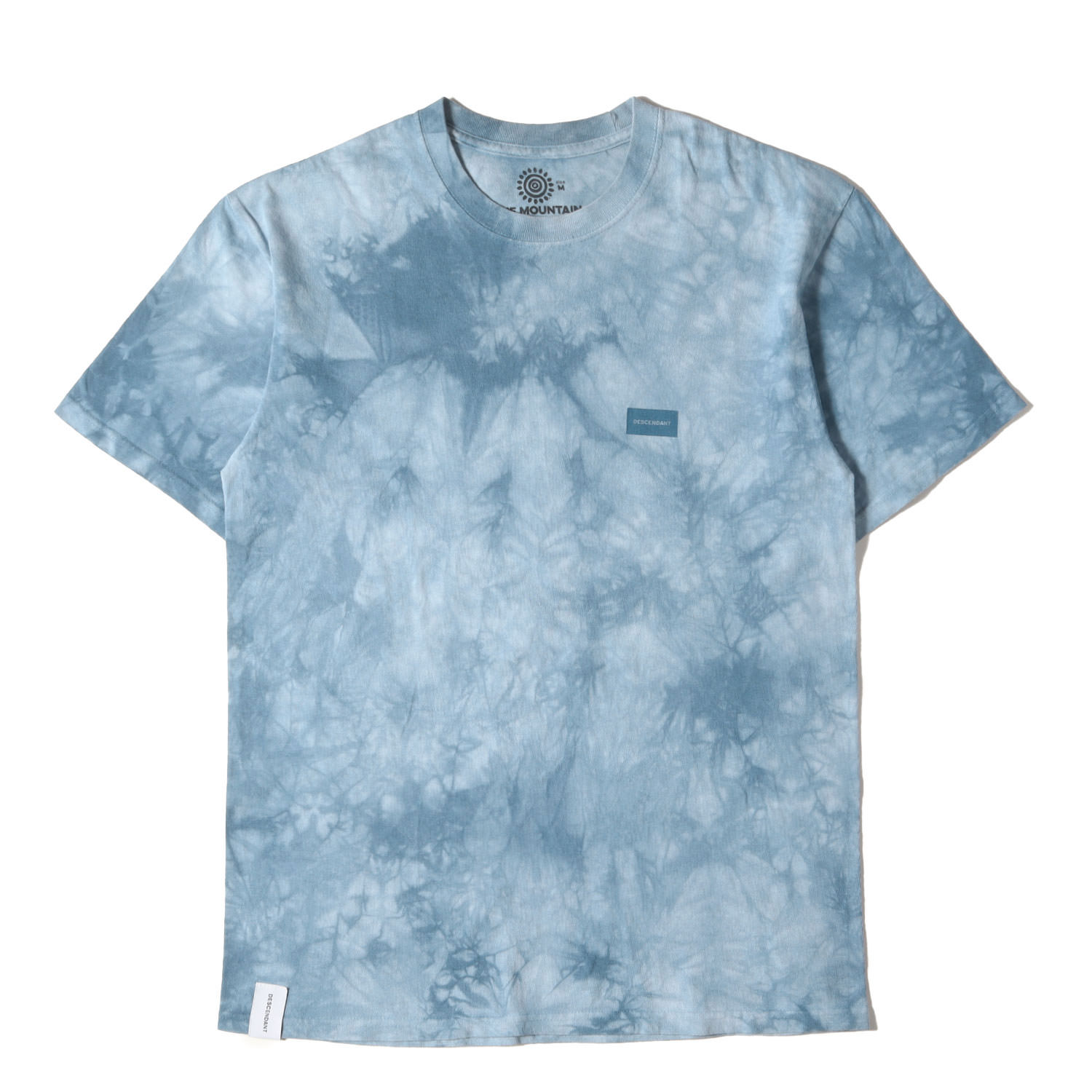 Rakuten - DESCENDANT ディセンダント Tシャツ サイズ:2 / タイダイ染め ボックスロゴ クルーネック Tシャツ (TIE DYE SS TEE) / ブルー系 / トップス カットソー 半袖【メンズ】【中古】【K4840】