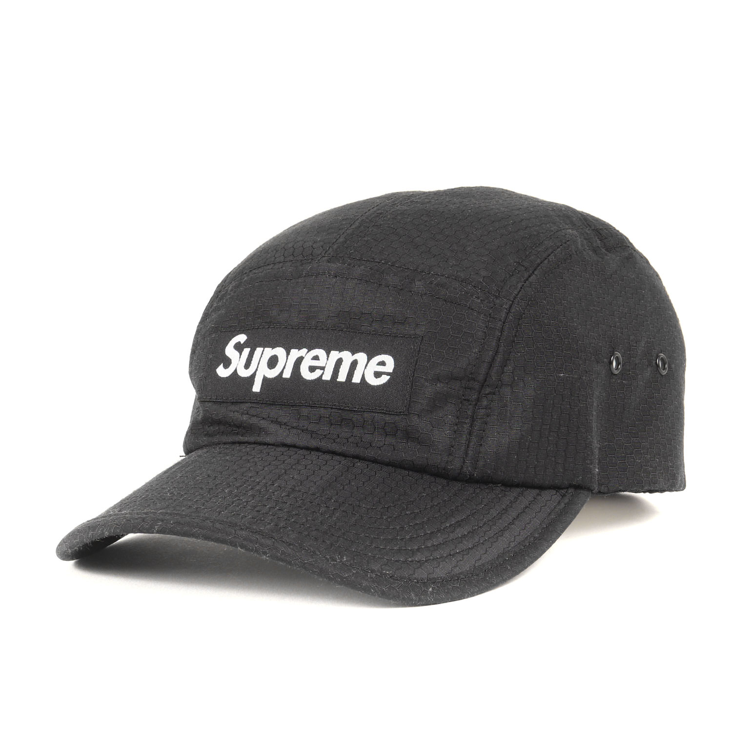 Supreme シュプリーム キャップ / 20AW ケブラー ハニカムリップストップ ボックスロゴ キャンプキャップ (Kevlar Camp Cap) / ブラック 黒 / BOX LOGO / 帽子 / ファッション 小物 雑貨【メンズ】【中古】【K4456】