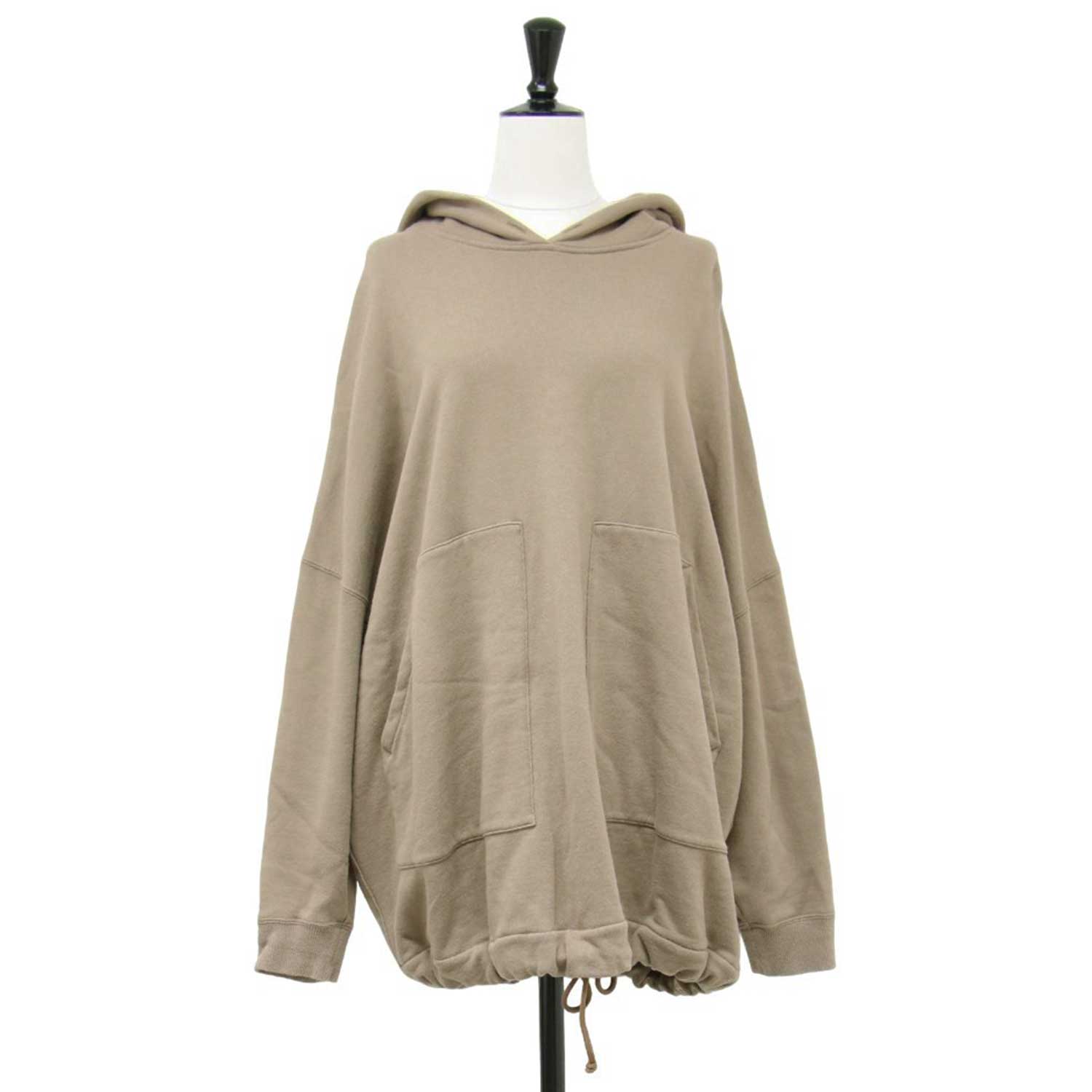 FRAMe WORK フレームワーク ポンチョ キャメル サイズ:FREE / スウェット フード ポンチョ / フーディ..