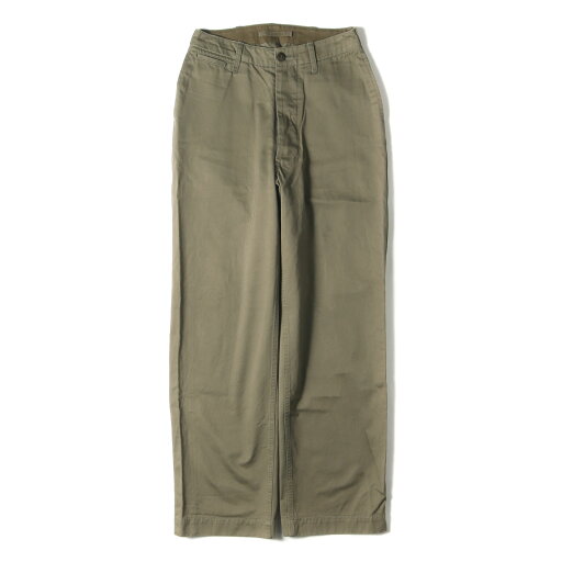 Nigel Cabourn ナイジェルケーボン パンツ サイズ:30 / ワイド テーパード ベーシック チノパンツ (BASIC CHINO WEST POINT) / MADE IN JAPAN / カーキ / ボトムス ズボン【メンズ】【中古】【K4521】 Nigel Cabourn ナイジェルケーボン パンツ サイズ:30 / ワイド テーパード ベーシック チノパンツ (BASIC CHINO WEST POINT) / MADE IN JAPAN / カーキ / ボトムス ズボン【メンズ】【中古】【K4521】