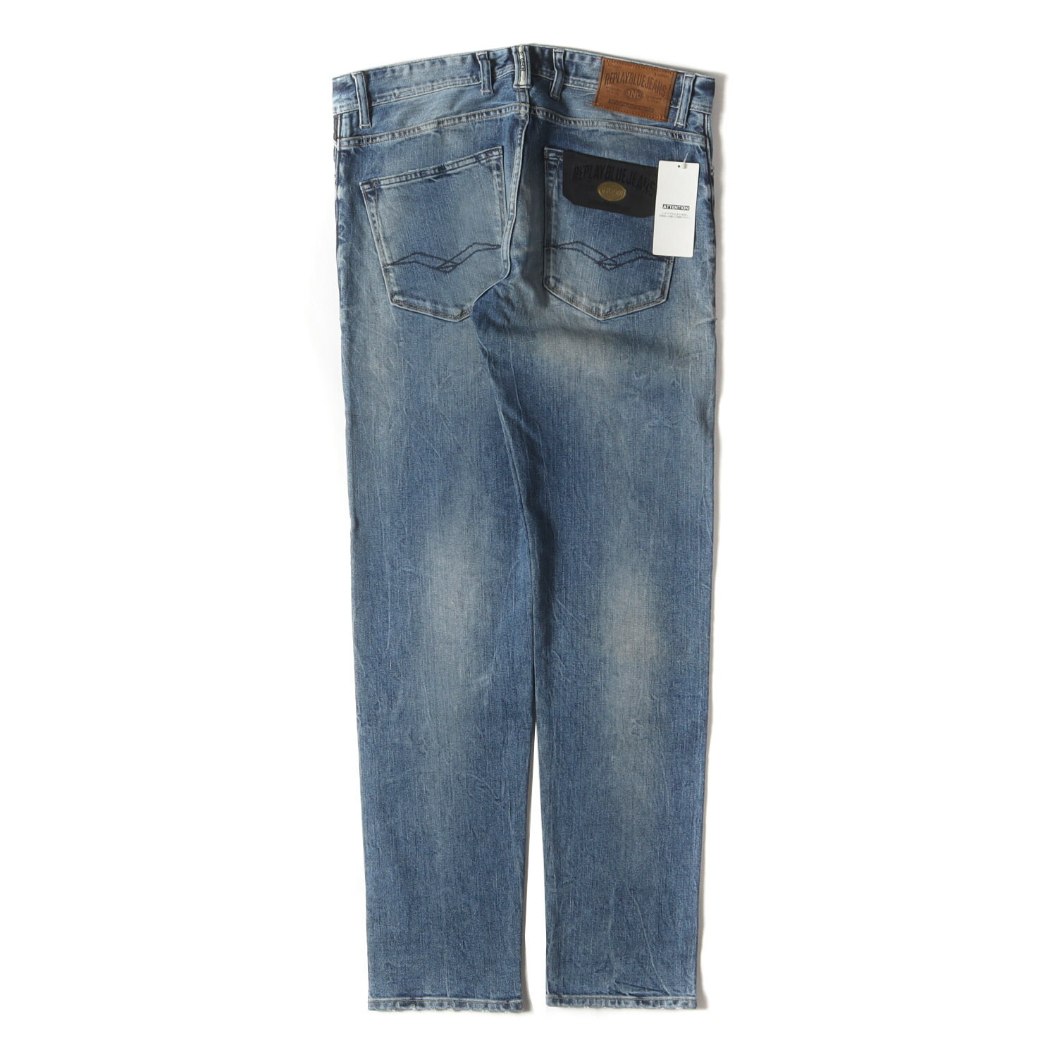 REPLAY リプレイ パンツ サイズ:31 / 12.5oz ボタンフライ デニム パンツ (RBJ.901) / インディゴ / ボトムス ジーンズ ジーパン【メンズ】【K4528】