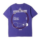 STONE ISLAND ストーンアイランド Tシャツ サイズ:XL / 近年モデル グラフィック コンパス ロゴ クルーネック Tシャツ (76152NS97...