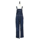 RED CARD レッドカード オーバーオール ネイビー 紺 サイズ:0(S) / ストレッチ デニム オーバーオール Lauryn / セミフレア サロペット...