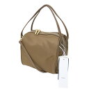 BEAURE ヴュレ バッグ ベージュ / 25春夏 ナイロン ミニ ボストン バッグ / NYLON MINI BOSTON キューブ型 レザー 牛革 本革 ...