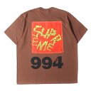 Supreme シュプリーム Tシャツ サイズ:XL / 24SS ペイントロゴ クルーネック Tシャツ (Paint Tee) / ブラウン / トップス カ...