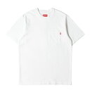 Supreme シュプリーム Tシャツ サイズ:S ヘビーウェイト クルーネック ポケット Tシャツ (Pocket Tee) / ホワイト 白 / トップス ...