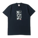 Supreme シュプリーム Tシャツ サイズ:M / 相撲 フォト クルーネック Tシャツ (Sumo Tee) / ネイビー 紺 / トップス カットソー ...