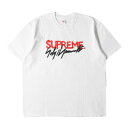 Supreme シュプリーム Tシャツ サイズ:XL / 20AW Yohji Yamamoto コラボロゴ クルーネック Tシャツ (Logo Tee) / ...